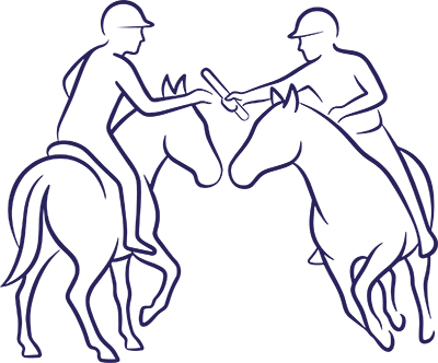 Pittogramma identificativo della sezione Mounted Games